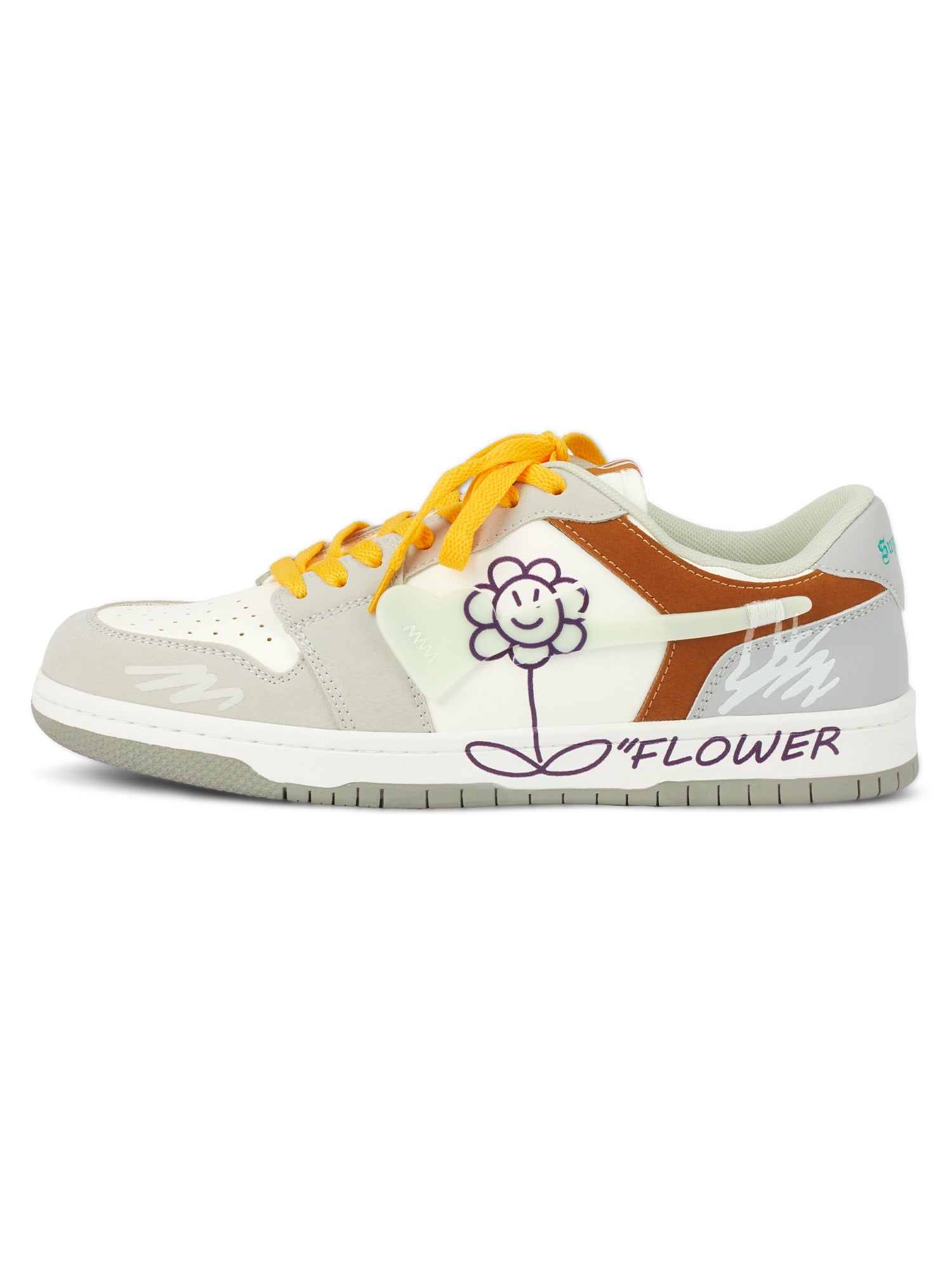 Sunflower Hip-Hop Skate Shoes