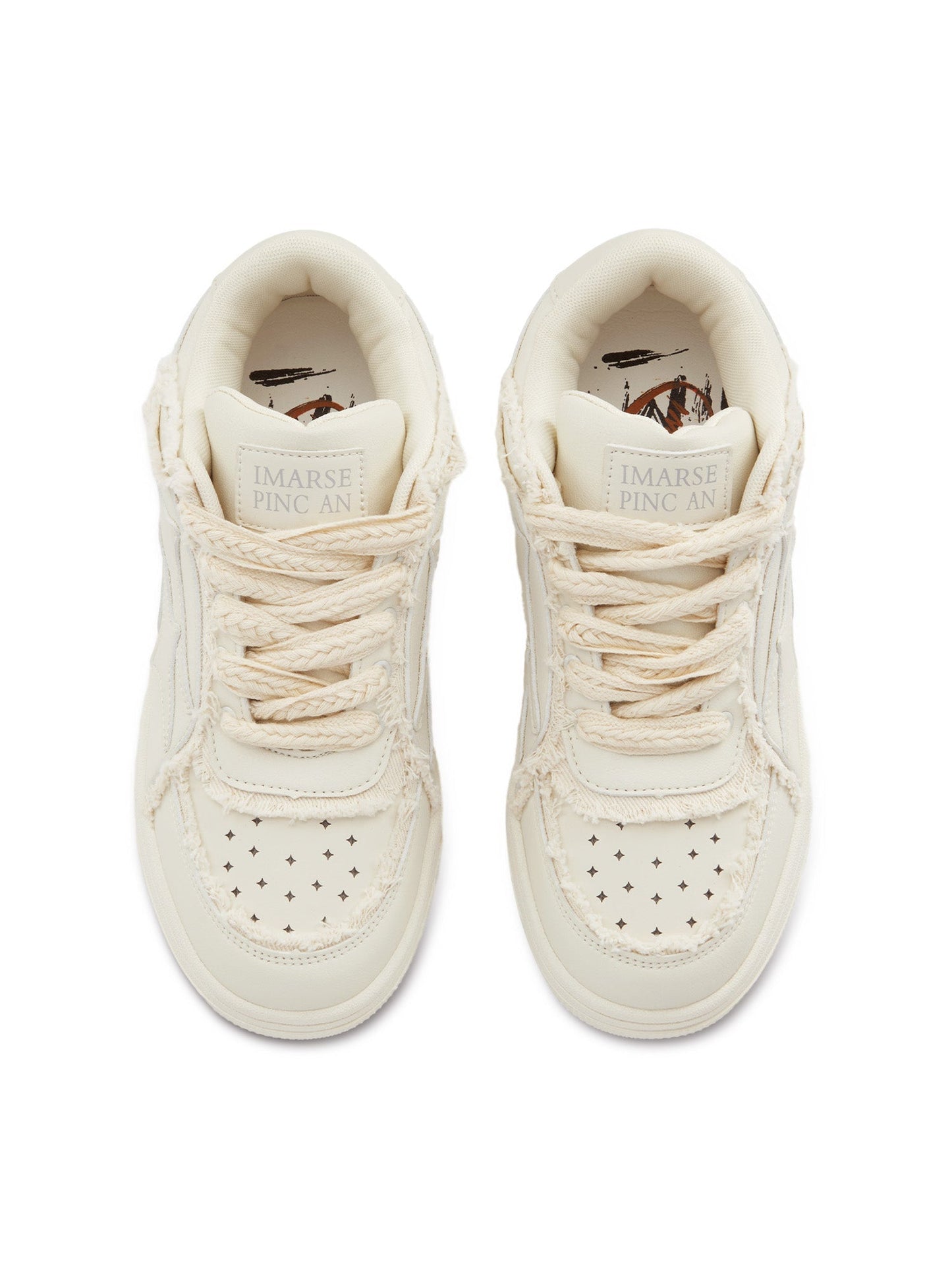Sneakerhill Casual White Board Shoes - 1466