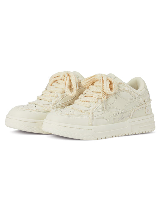 Sneakerhill Casual White Board Shoes - 1466