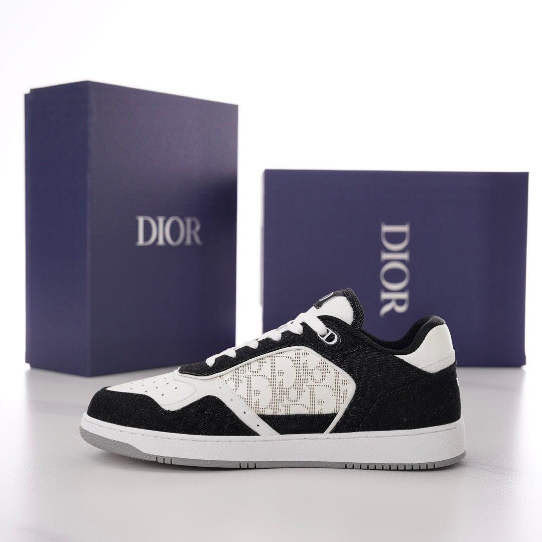 DOR B27 Low-Top Black and White Sneakers-120