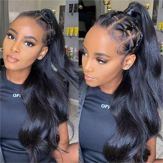 Skin Melt HD Lace Wigs 13*6 Lace Frontal Wigs Glueless Human Hair Wigs hermosahair