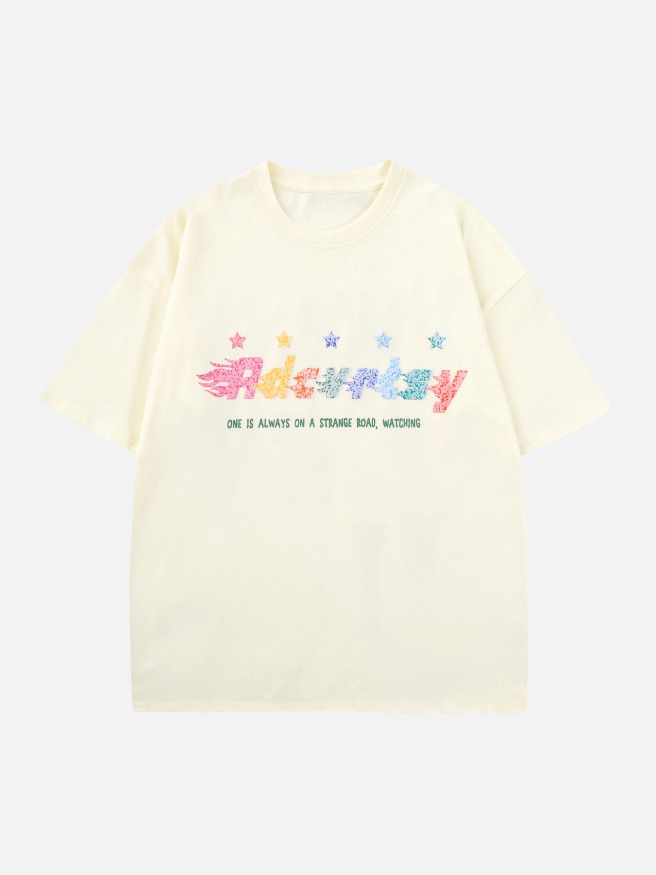 1984 Colorful Full Of Stars Printed T-shirt - 1984brand