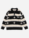 1984 Padded Striped Star Lapel Sweater - 1817 SP231013SYA0