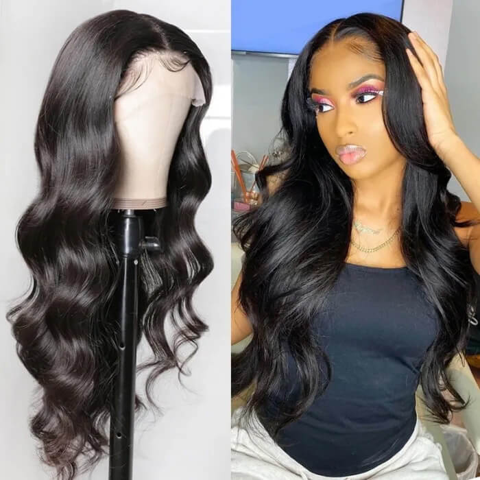 Skin Melt HD Lace Wigs 13*6 Lace Frontal Wigs Glueless Human Hair Wigs hermosahair