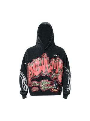 1984 High Street Fun Printed Hoodie - 2190