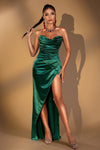 Ballas Green Bustier Maxi Dress