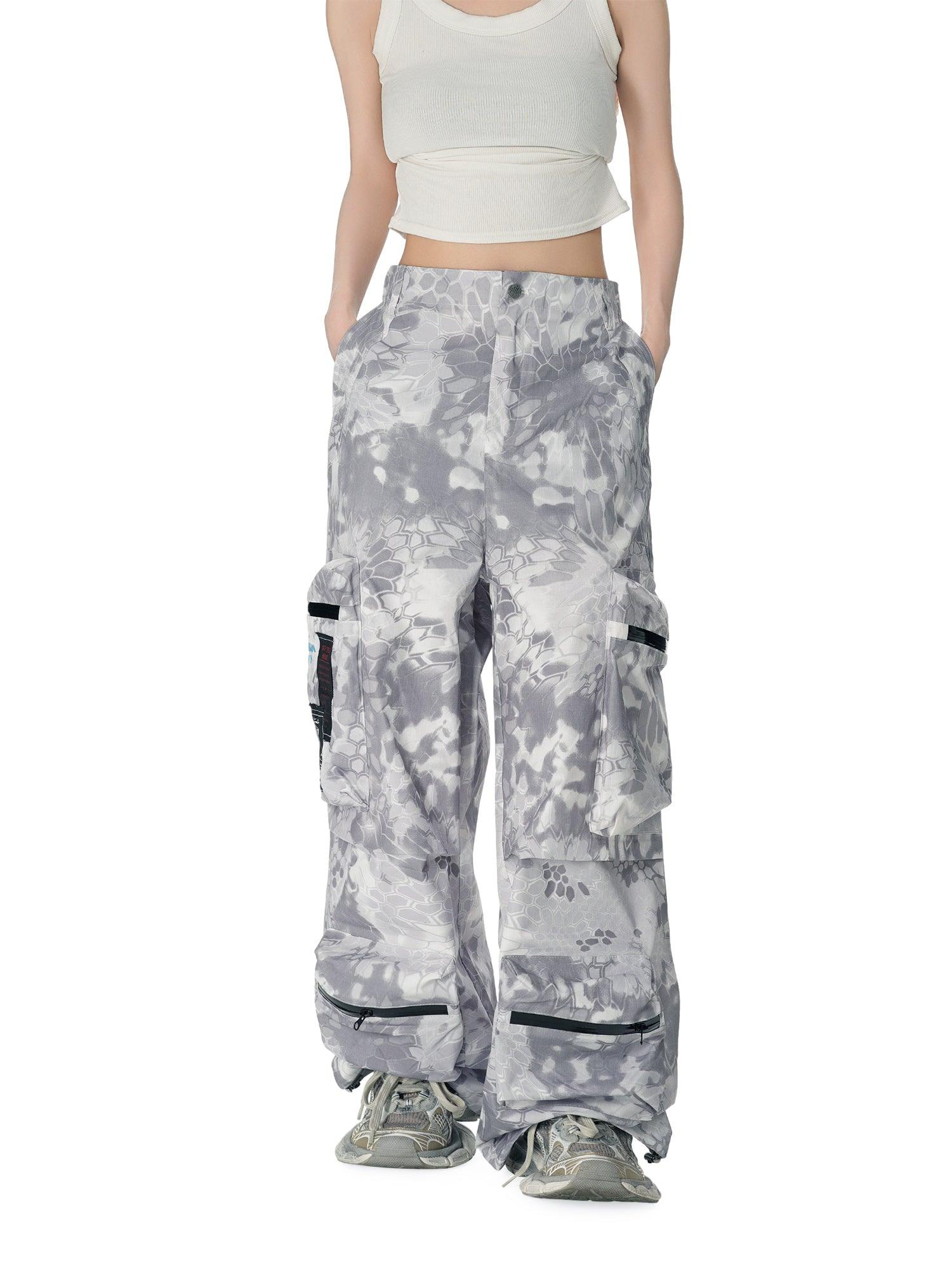 1984 High Street Camouflage Multi-Pocket Woven Pants