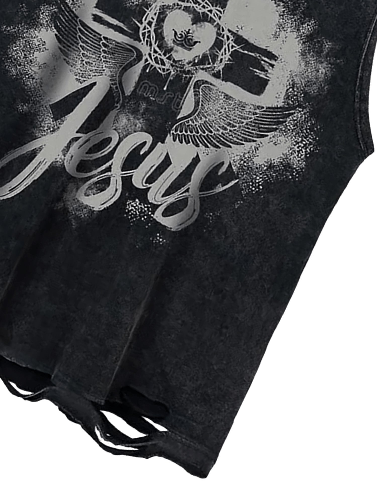 1984 Love Cross Street Rap Sleeveless Vest