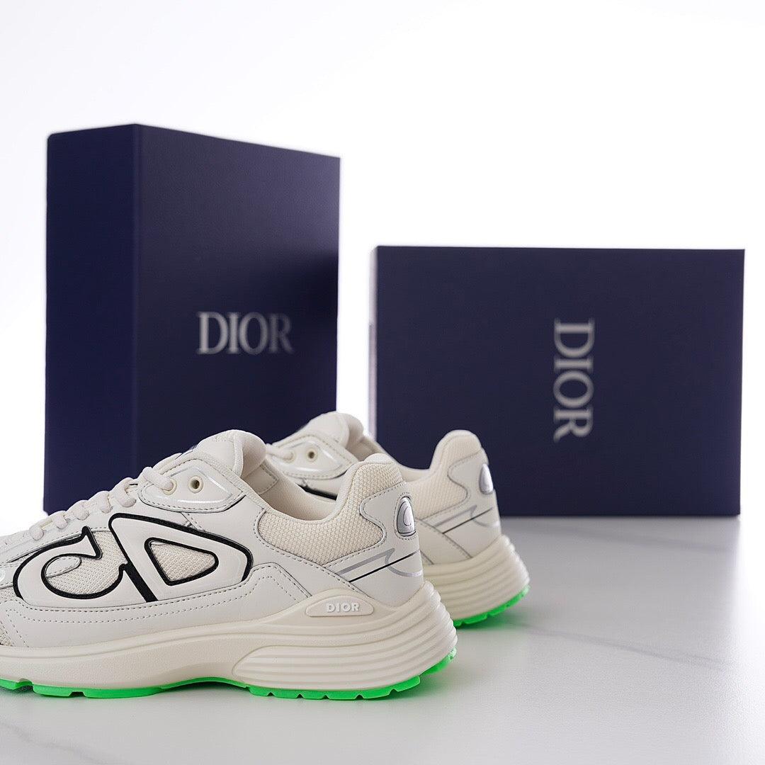 DOR B30  White Mesh and Technical Fabric Sneakers -114