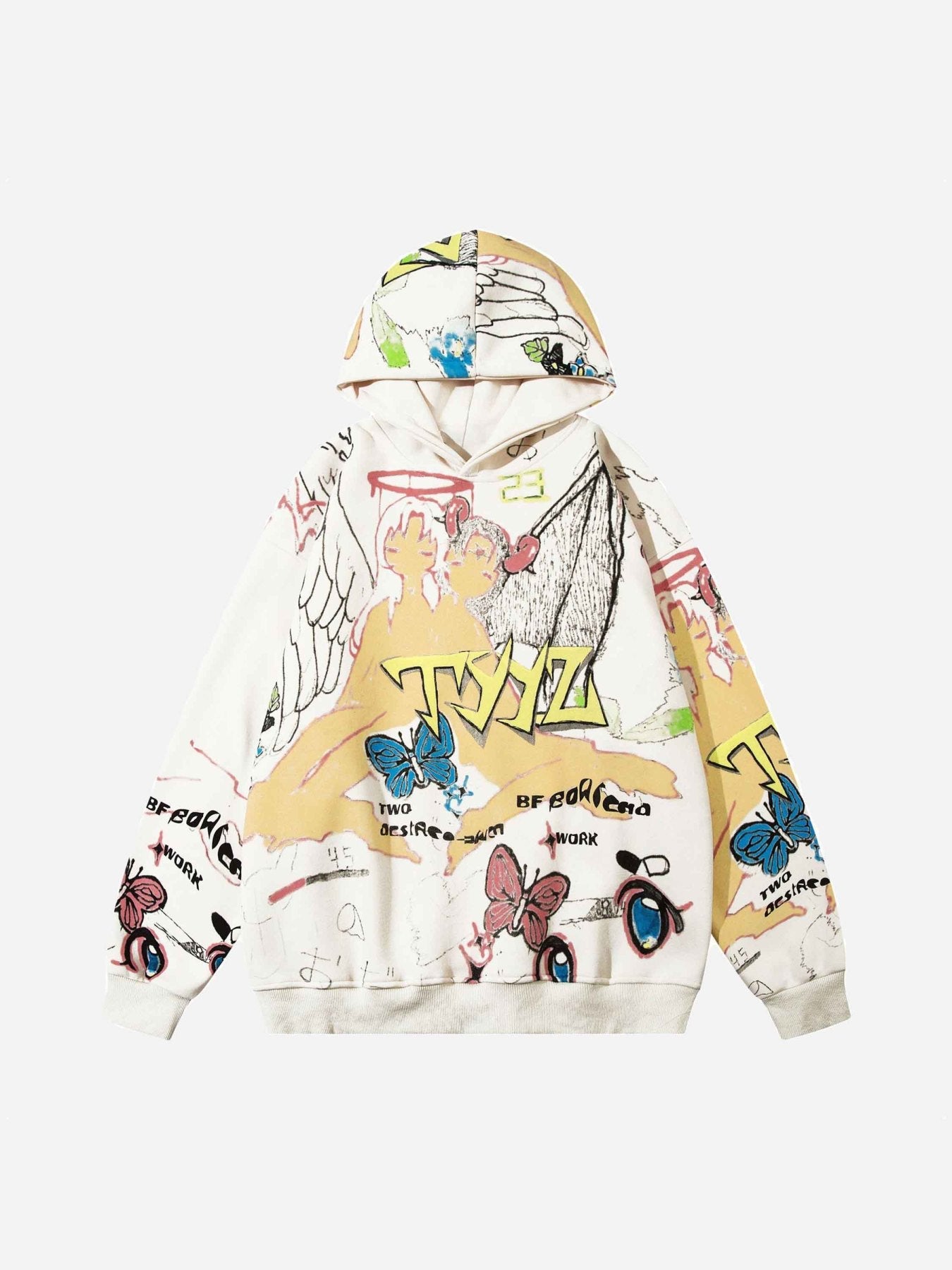 1984 Two-dimensional Graffiti Hoodie SP231020EV4Q