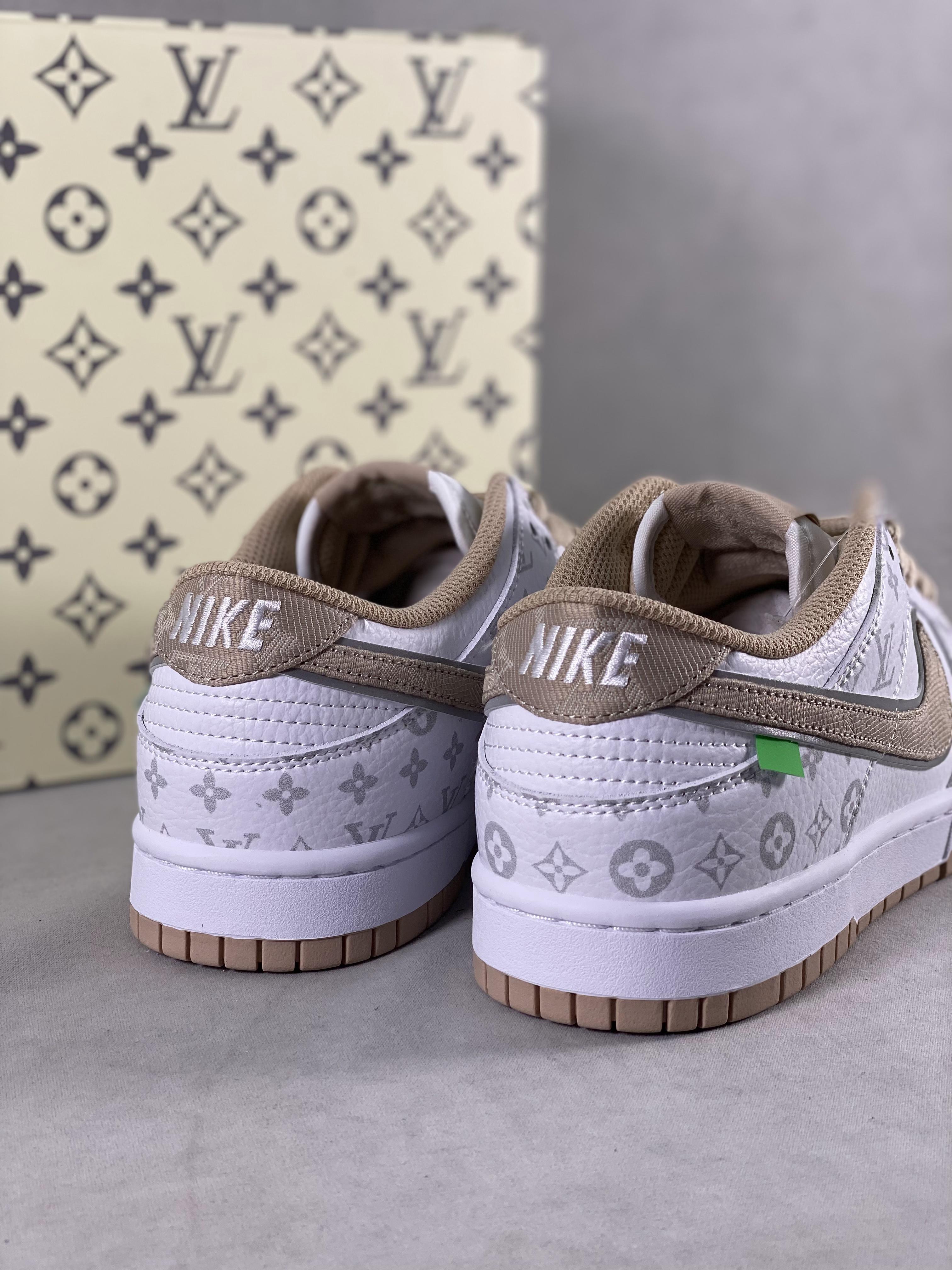 Custom SB Dunk Low x LV LV0526 596 - sneakerhypesusa