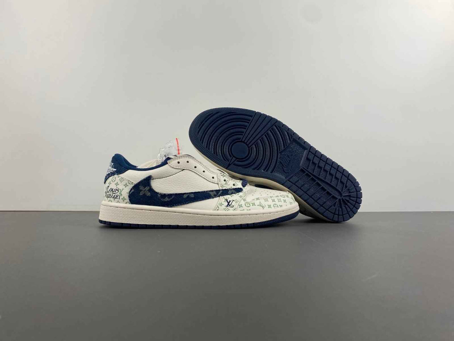 Custom Travis Scott x LV x Air Jordan 1 Low OG SJ2968-004