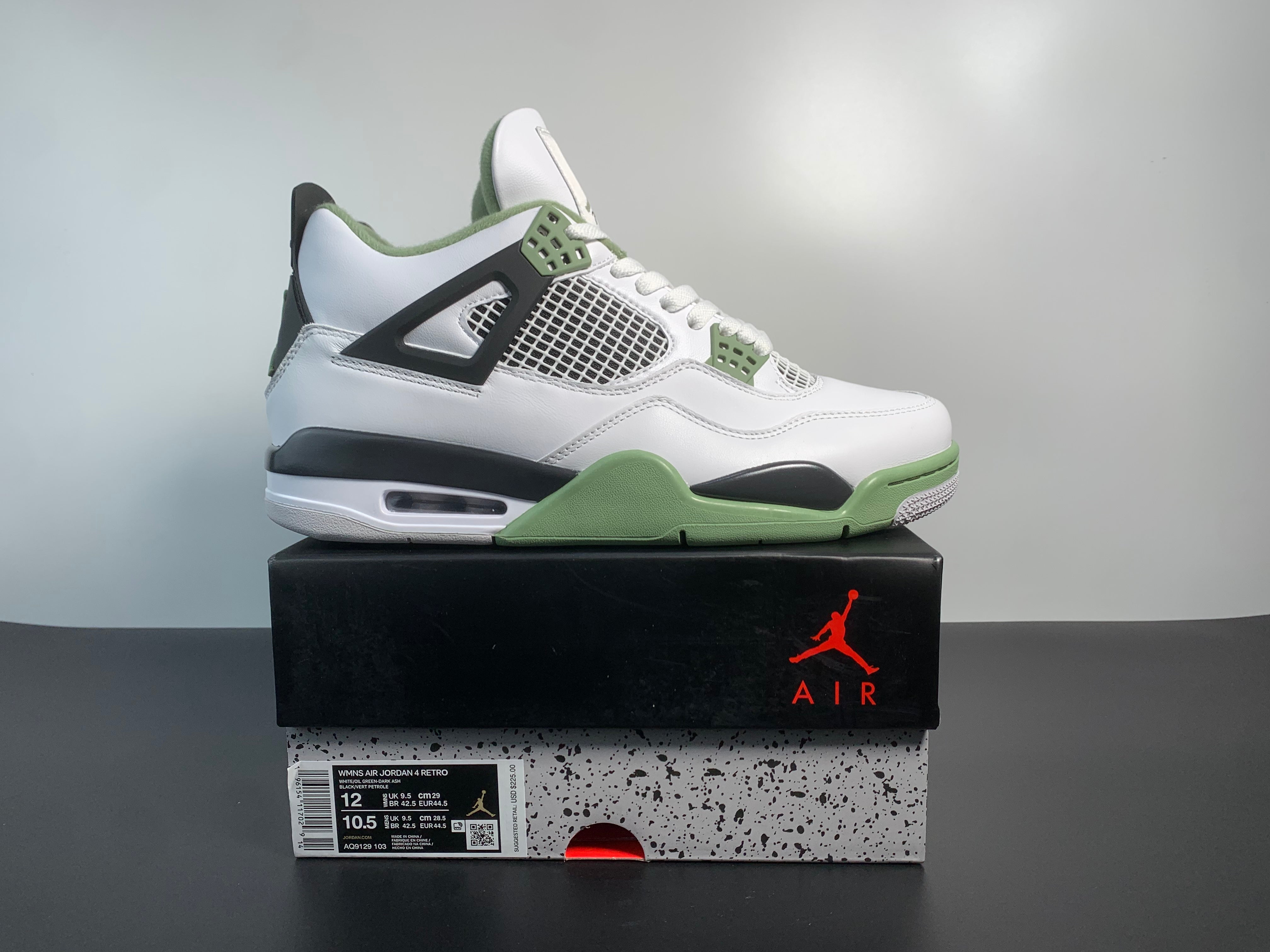 Wmns Air Jordan 4 Retro 'Seafoam'