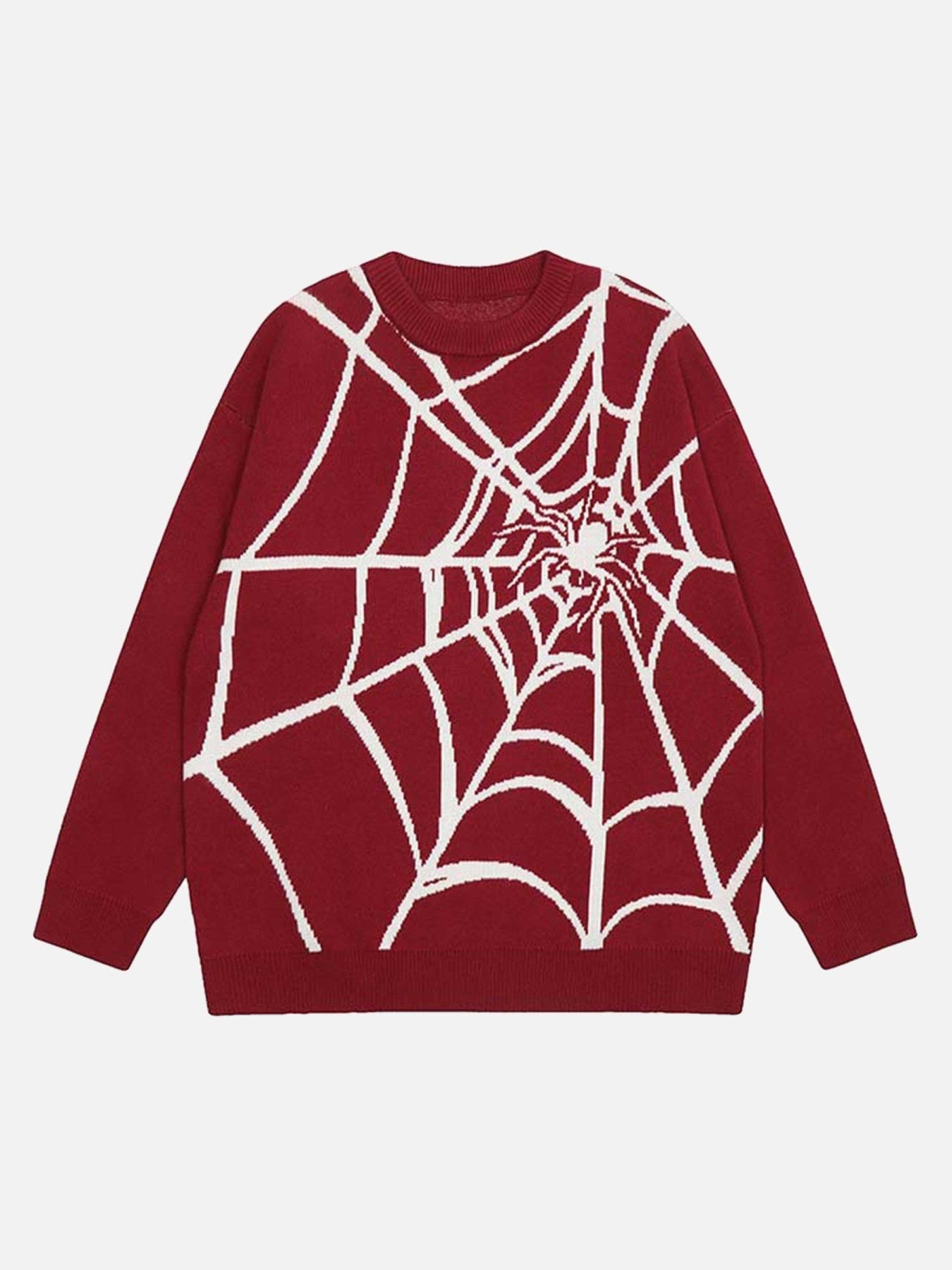 1984 Spider Web Crewneck Sweater SP231110LCCG