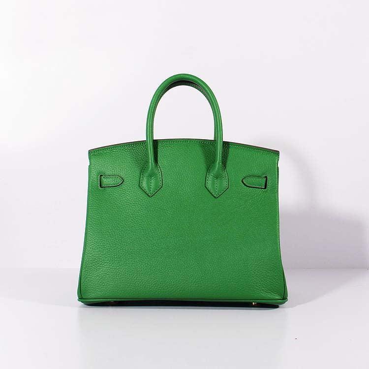 Birkin Bag Togo Leather With Strap Green Gold - sneakerlandnet