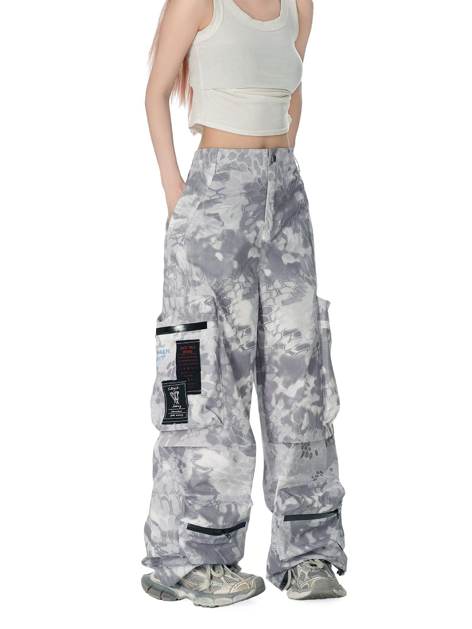 1984 High Street Camouflage Multi-Pocket Woven Pants