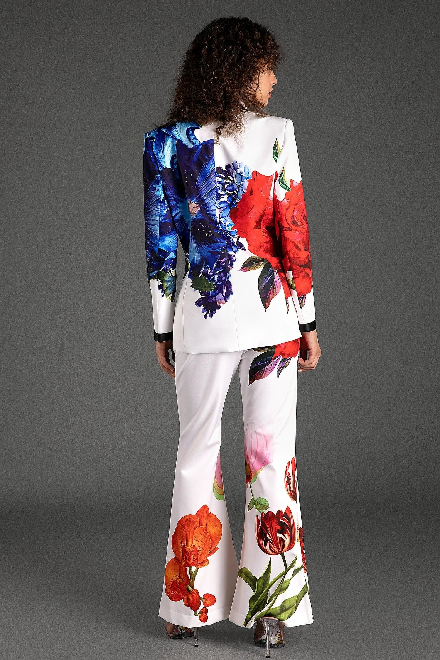 Mikeas Floral Printed Blazer Set