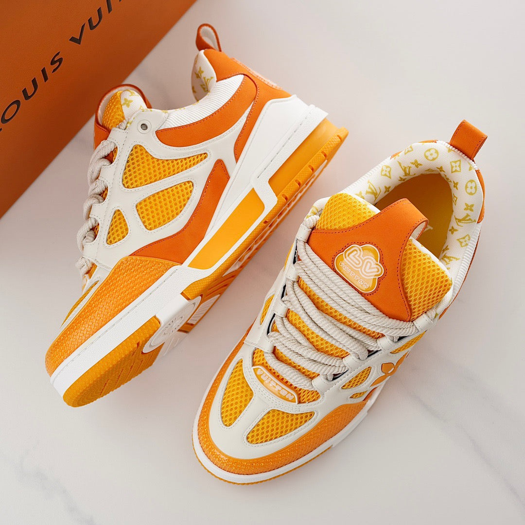 LUV Orange Skate Sneakers-099