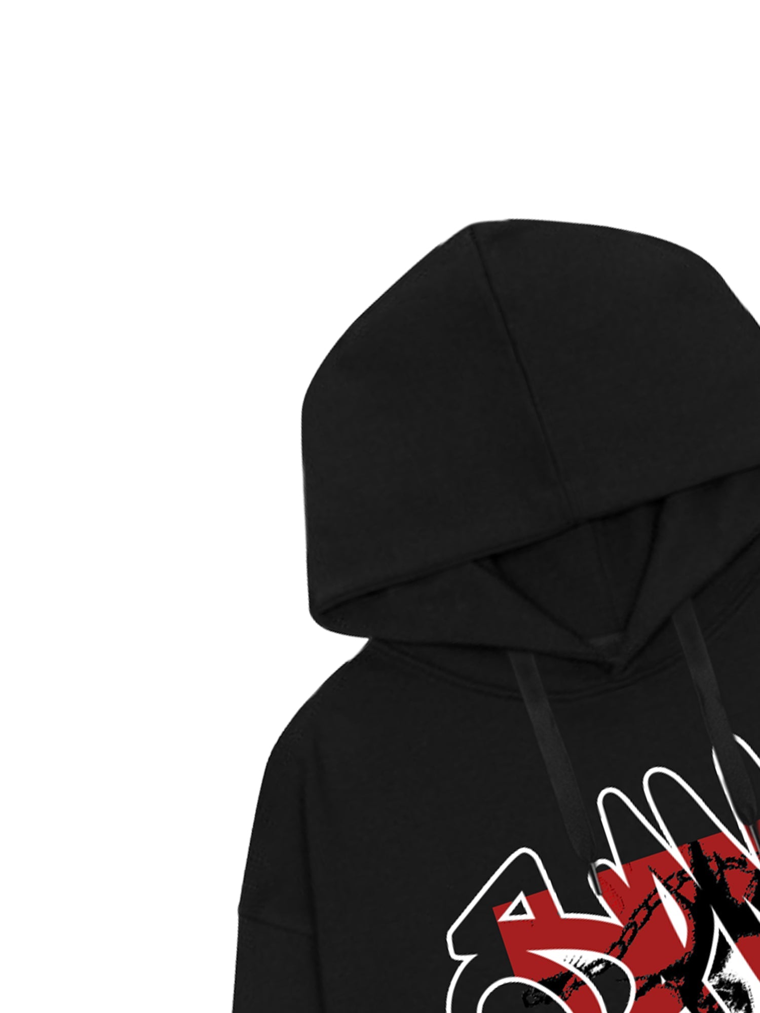 1984 High Street Hip-Hop Print Hoodie