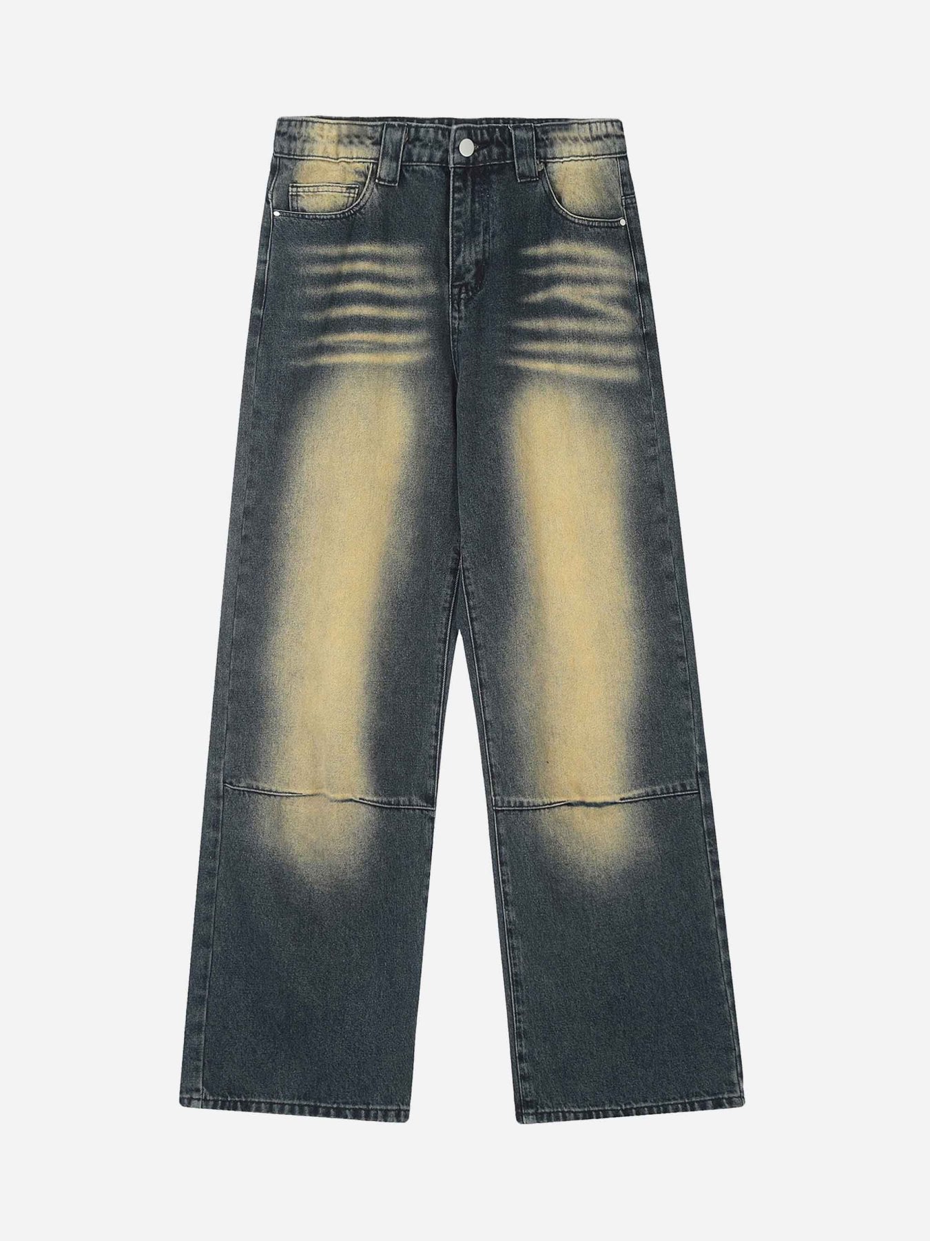 1984 American Gothic Letter Embroidered Jeans - 1936 - 1984brand