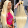Color #613 Brazilian Straight Virgin Hair 3 Bundles 100% Unprocessed Human Hair Weave Hermosa Hair