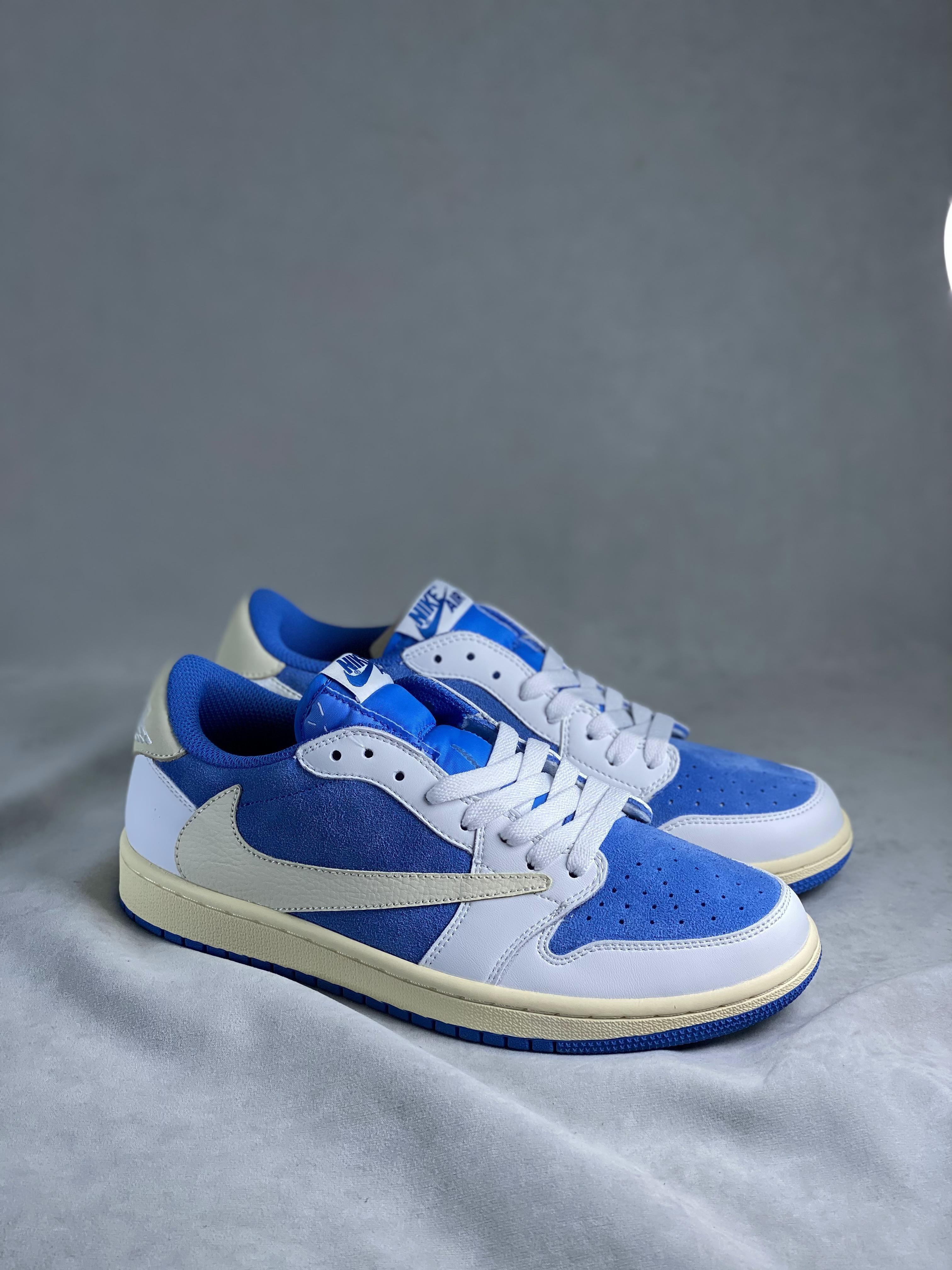 Custom Travis Scott x Fragment x Air Jordan 1 Low TS CQ4277 212 - sneakerhypesusa