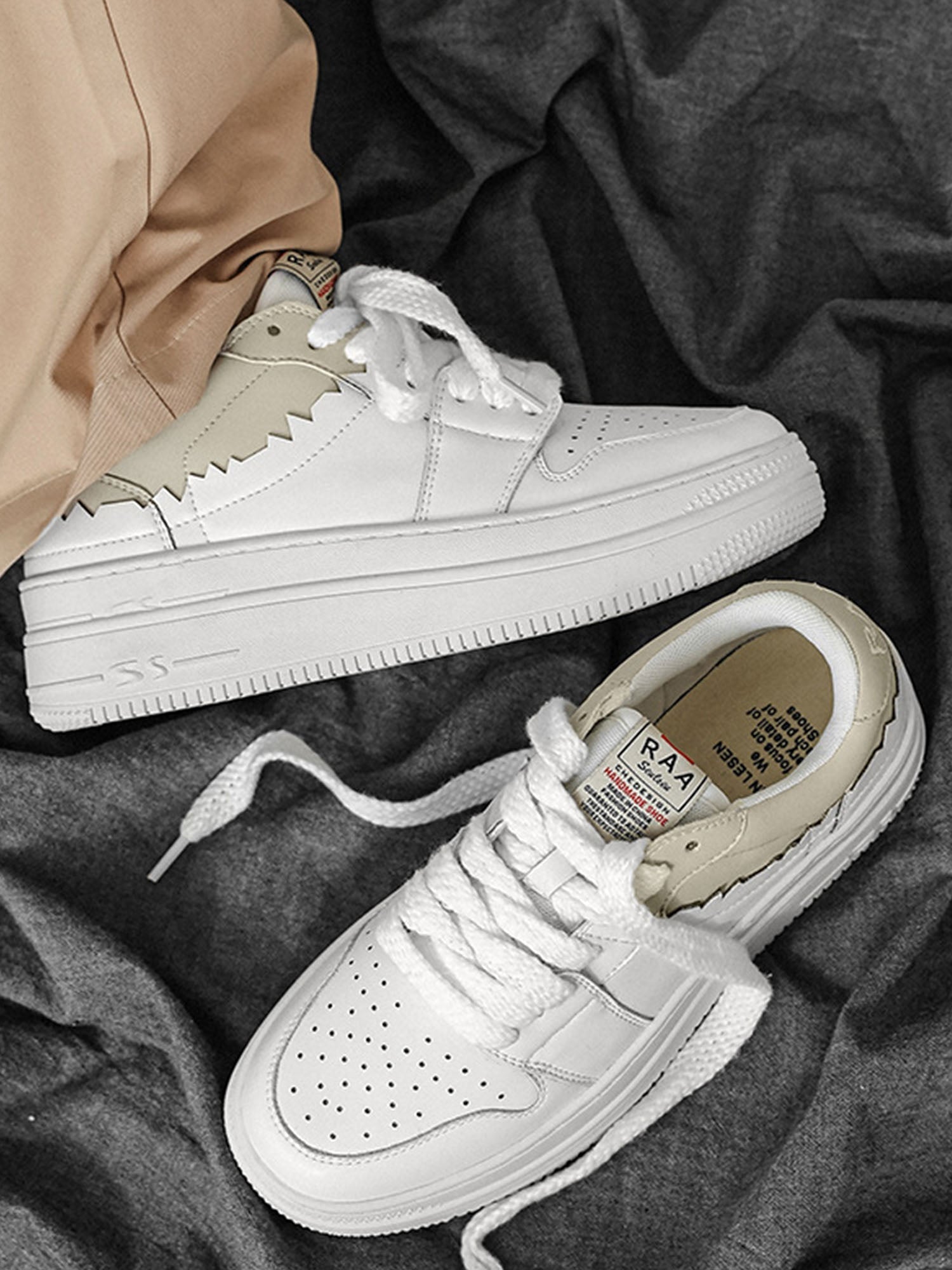 Sneakerhill Retro Contrast Color Sneakers - 1984