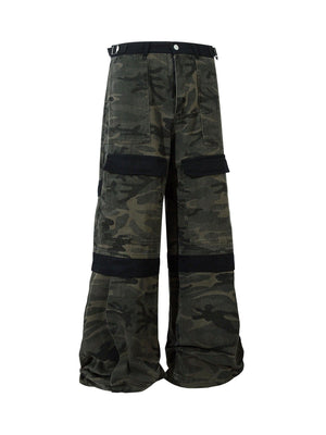 1984 High Street Patchwork Camouflage Pants - 2170