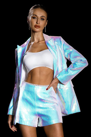 Marcy Sequin Suit Mini 2 Piece Set