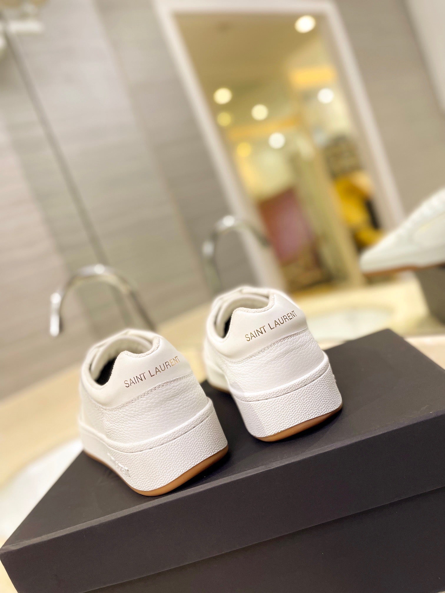 VSL White Leather Sneakers-170