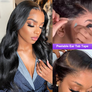 13x4 Body Wave Pre-All Lace Frontal Wig Glueless Lace Front Wigs with Invisible Knots 220% - 1984brand