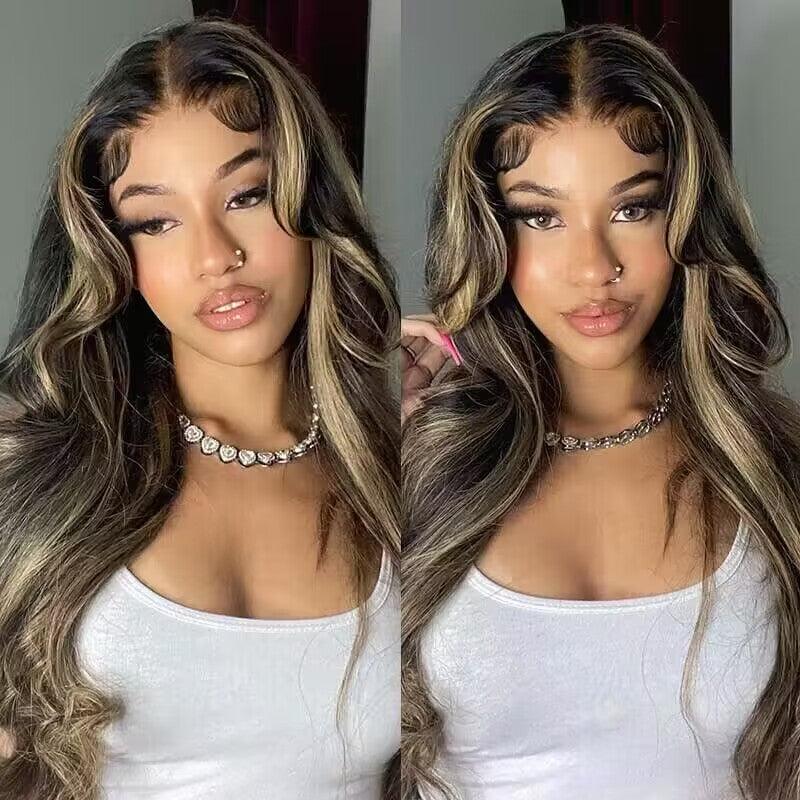 2Wigs = $189 | 8x5 Highlight Body Wave Wig + 8x5 Glueless Water Wave Wig Hermosa Hair