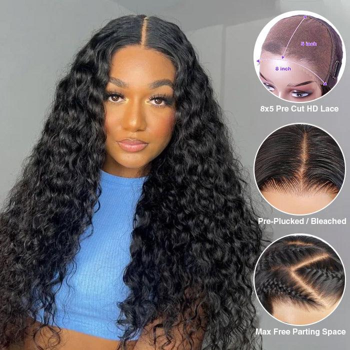 2Wigs = $189 | 8x5 Highlight Body Wave Wig + 8x5 Glueless Water Wave Wig Hermosa Hair