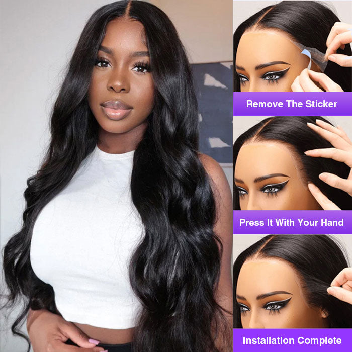 13x4 Body Wave Pre-All Lace Frontal Wig Glueless Lace Front Wigs with Invisible Knots 220% - 1984brand