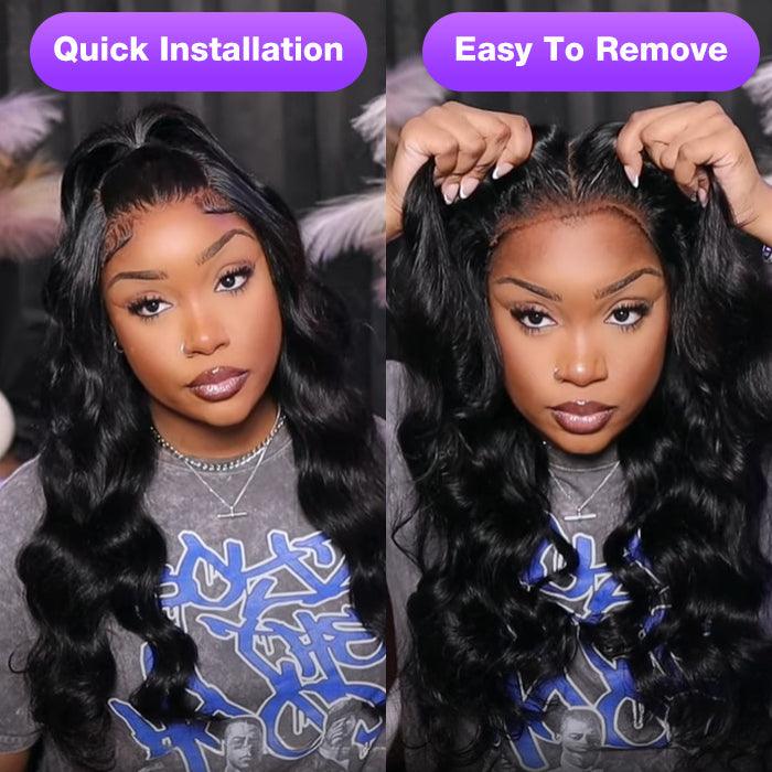 Pre Bleached Deep Wave Glueless Wig 8x5 Partingplus Lace Closure Wig Beginner Friendly 1 Min Install Hermosa Hair