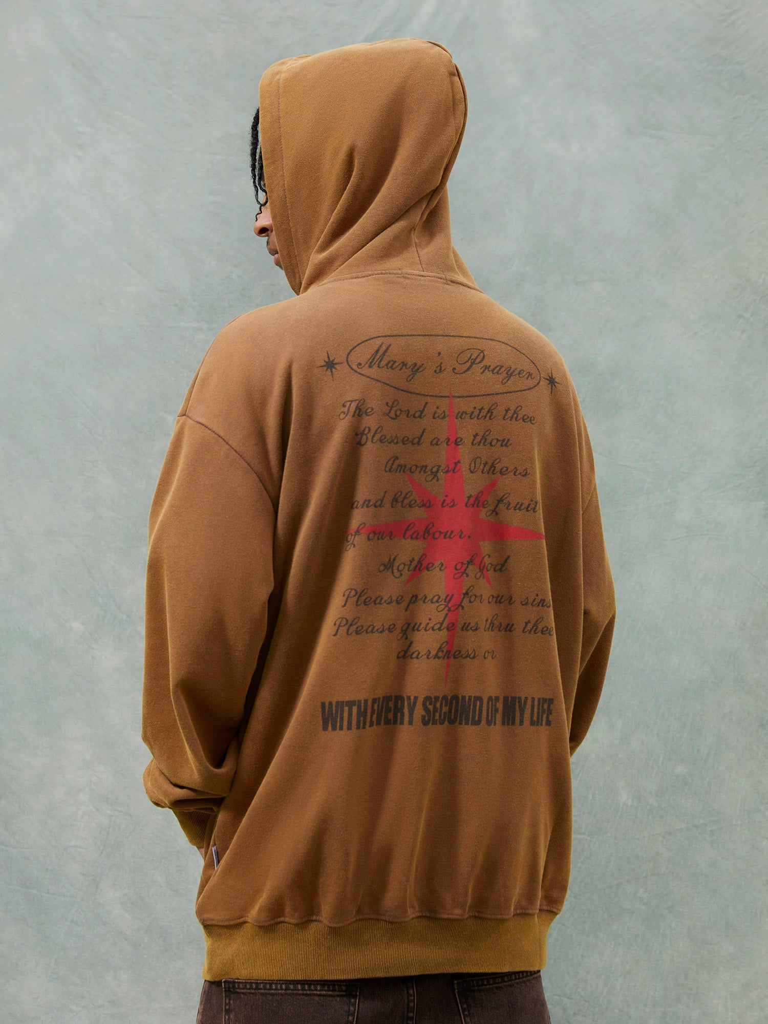 1984 Devotional Cross Key Letter Hoodie SP240221OW8F