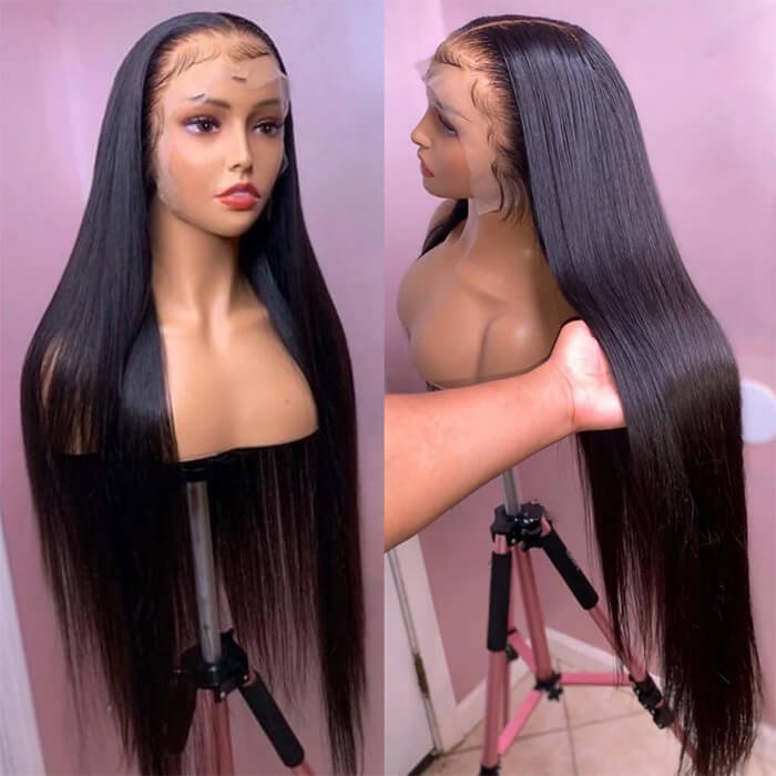 Skin Melt HD Lace Wigs 13x4 Lace Front Wigs Straight Human Hair Wigs hermosahair