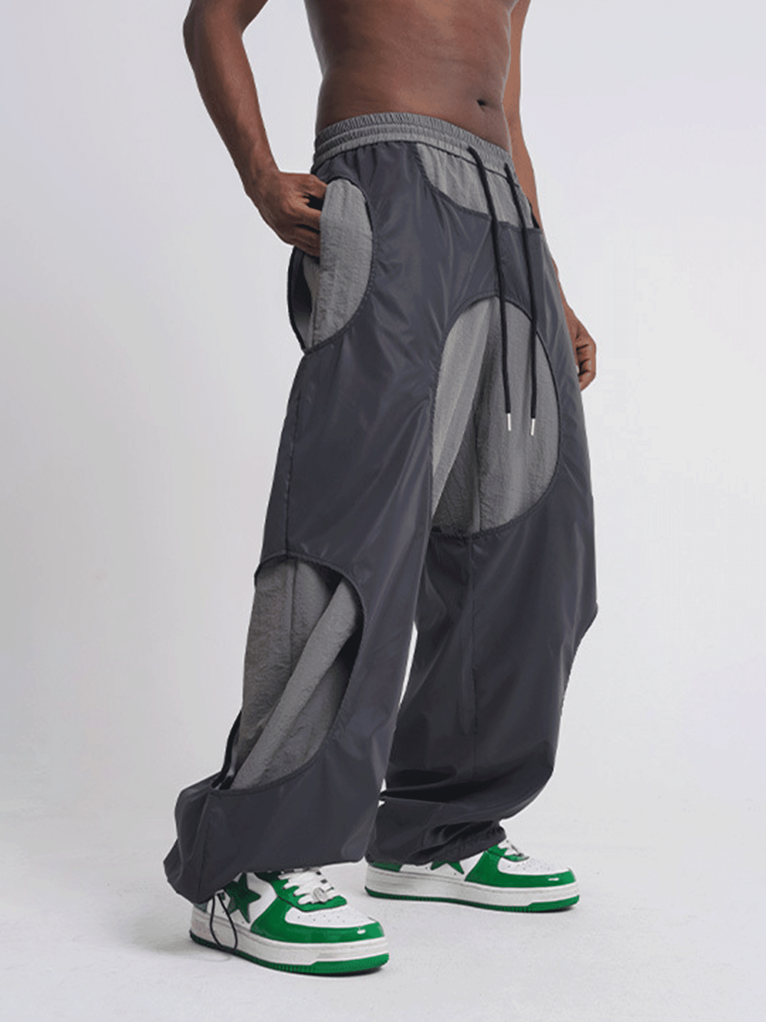 1984 High Street Reflective Double Layer Pants