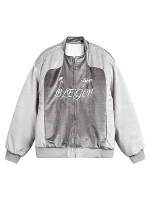 1984 Patchwork Embroidered Bomber Jacket