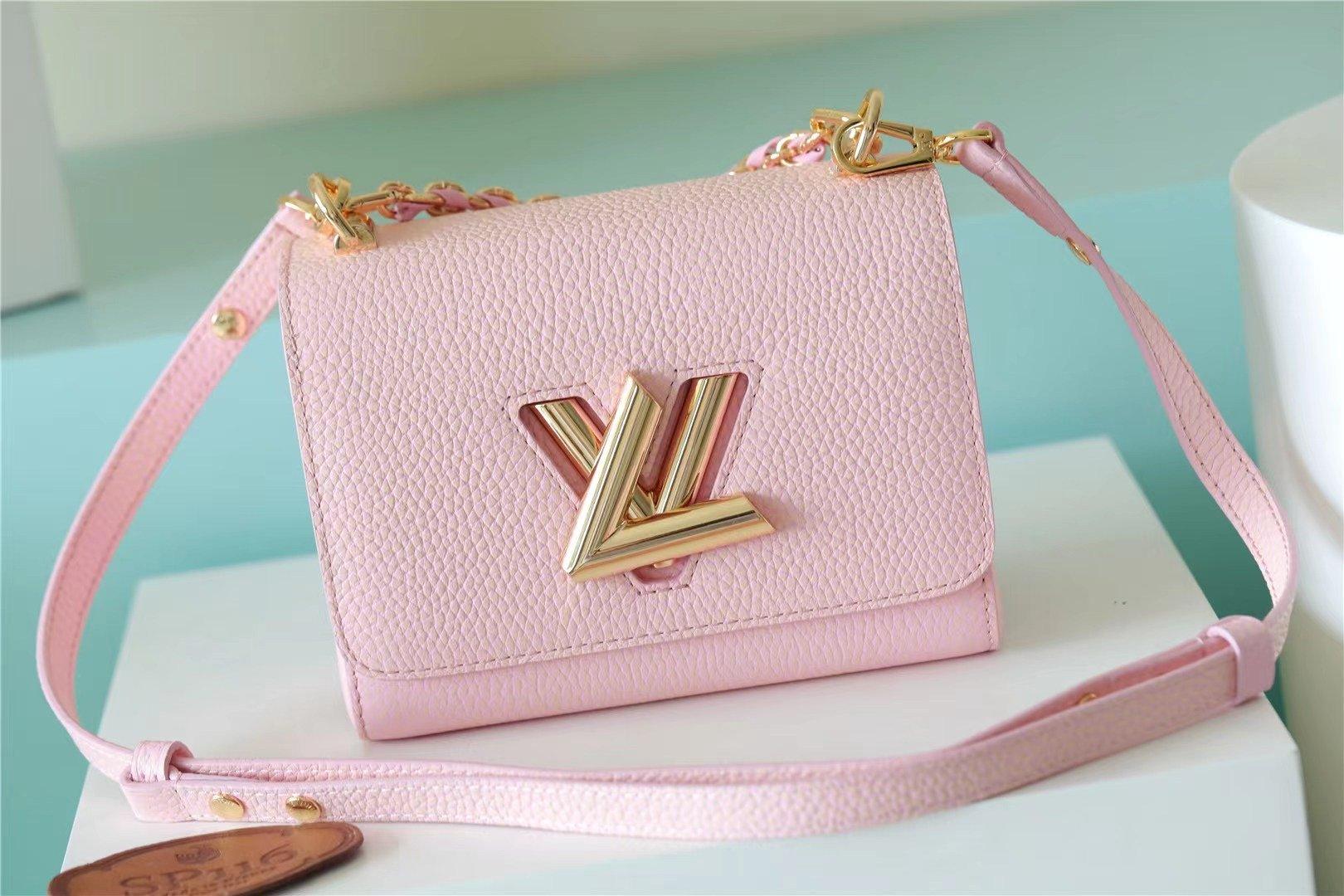 LV Twist PM Grain Pink For Women,  Shoulder And Crossbody Bags 7.5in/19cm LV M20699