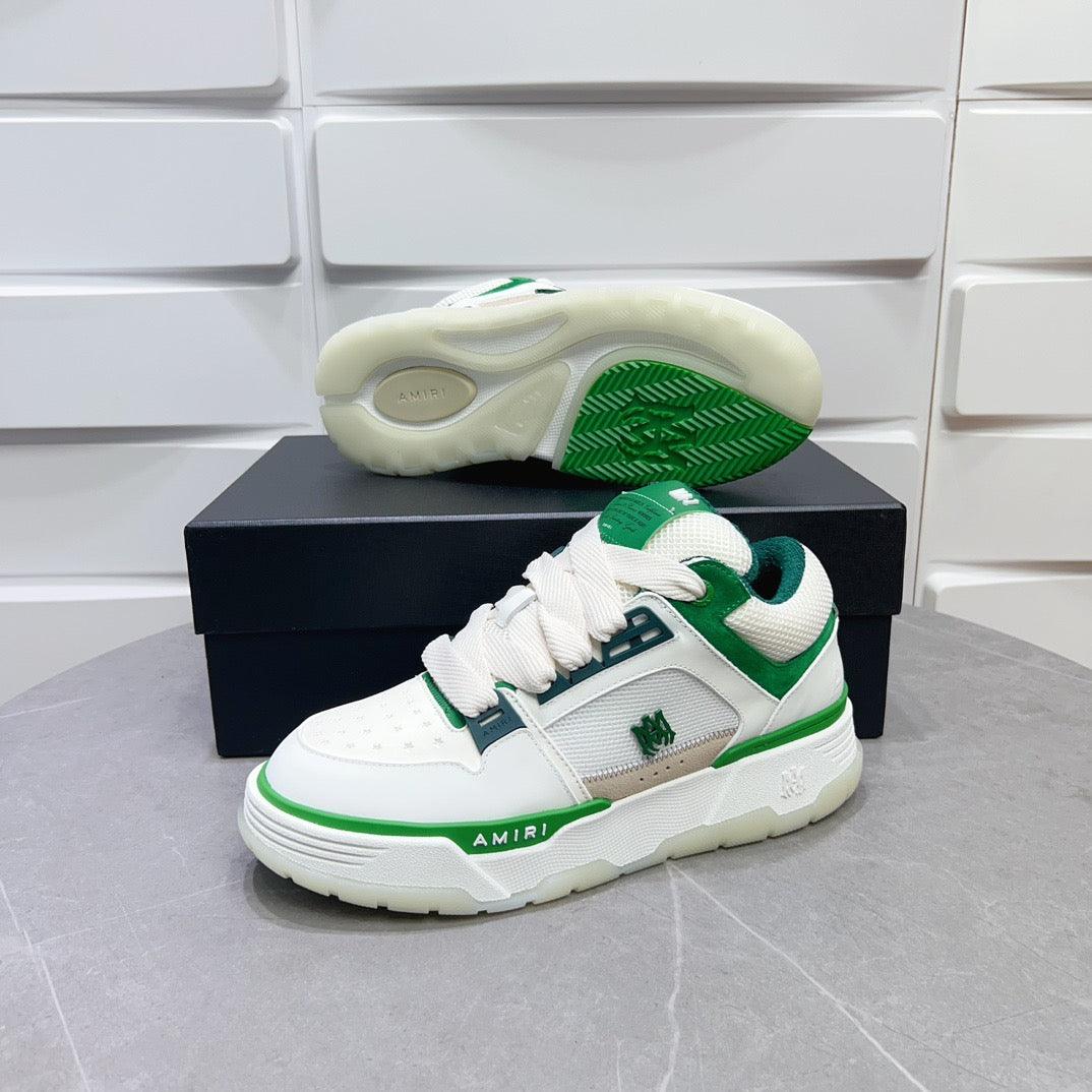 AMR MA-1 White and Green Sneakers-128