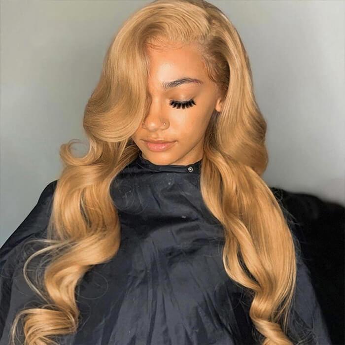 Colored Lace Front Wigs For Women 13*4 HD Lace Straight & Body Wave Human Hair Wigs - 1984brand