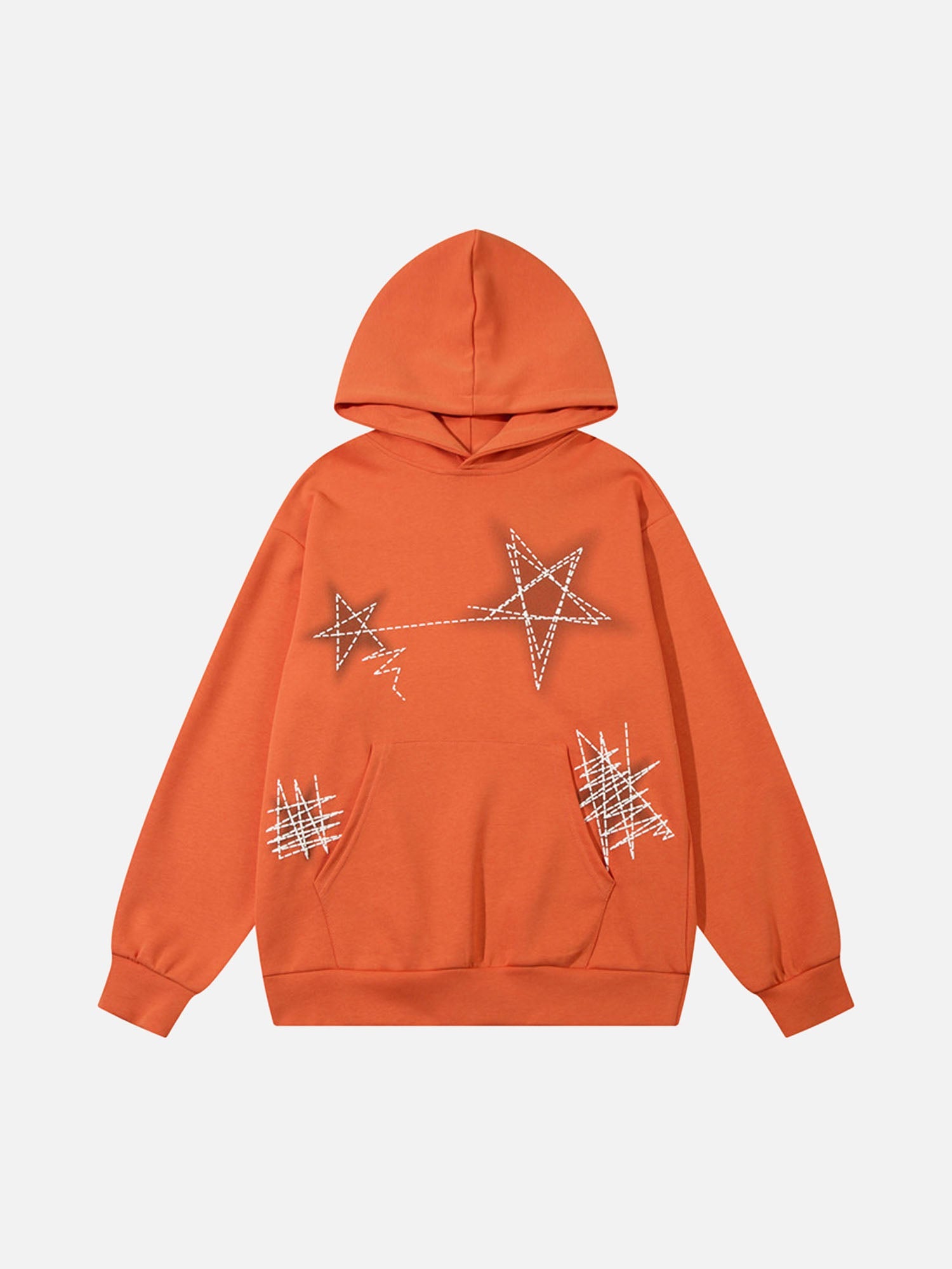 1984 Graffiti Five-pointed Star Hoodie SP231124YPJ8