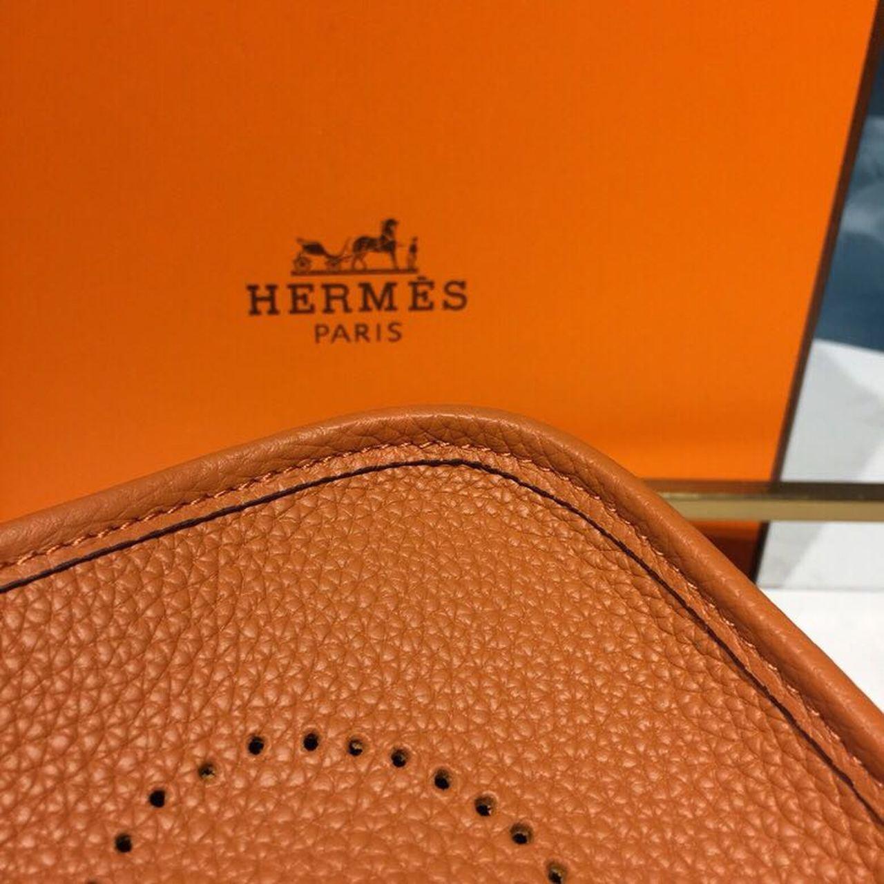 HM Evelyne II TPM Bag Orange For Women Silver Toned Hardware 7.9in/20cm