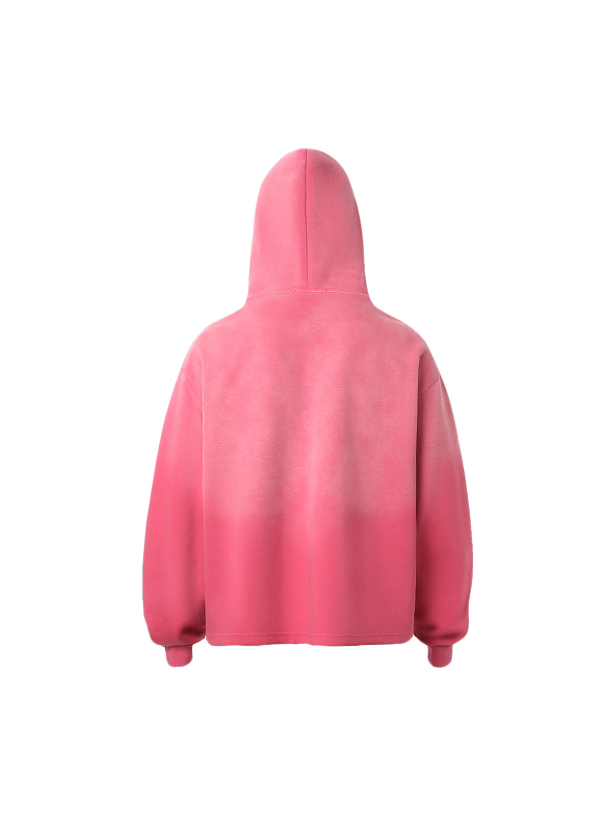 1984 Gradient Letter Distressed Pullover Hoodie