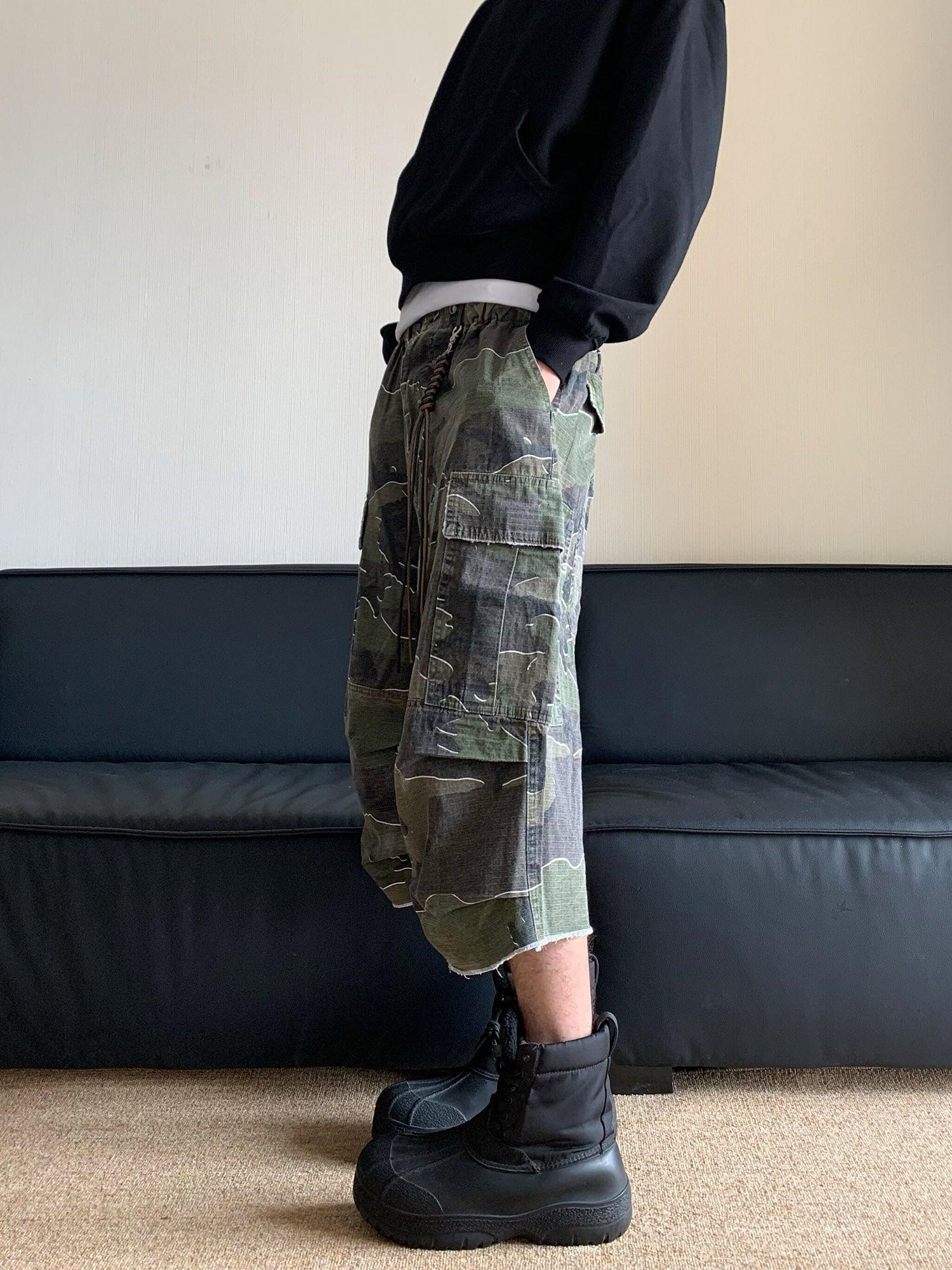 1984 Retro Camouflage Workwear Baggy Jorts