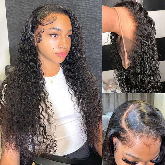 Pre Plucked 360 Lace Frontal Wig with Baby Hair 100% Human Hair 12A High Quality Hermosa Hair