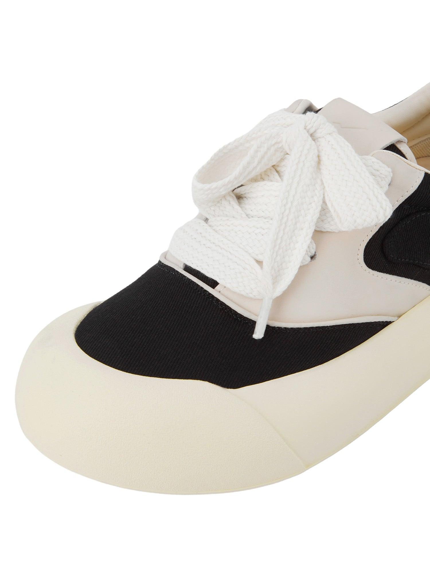 1984 Chunky Round-Toe Color-Block Rap Sneakers