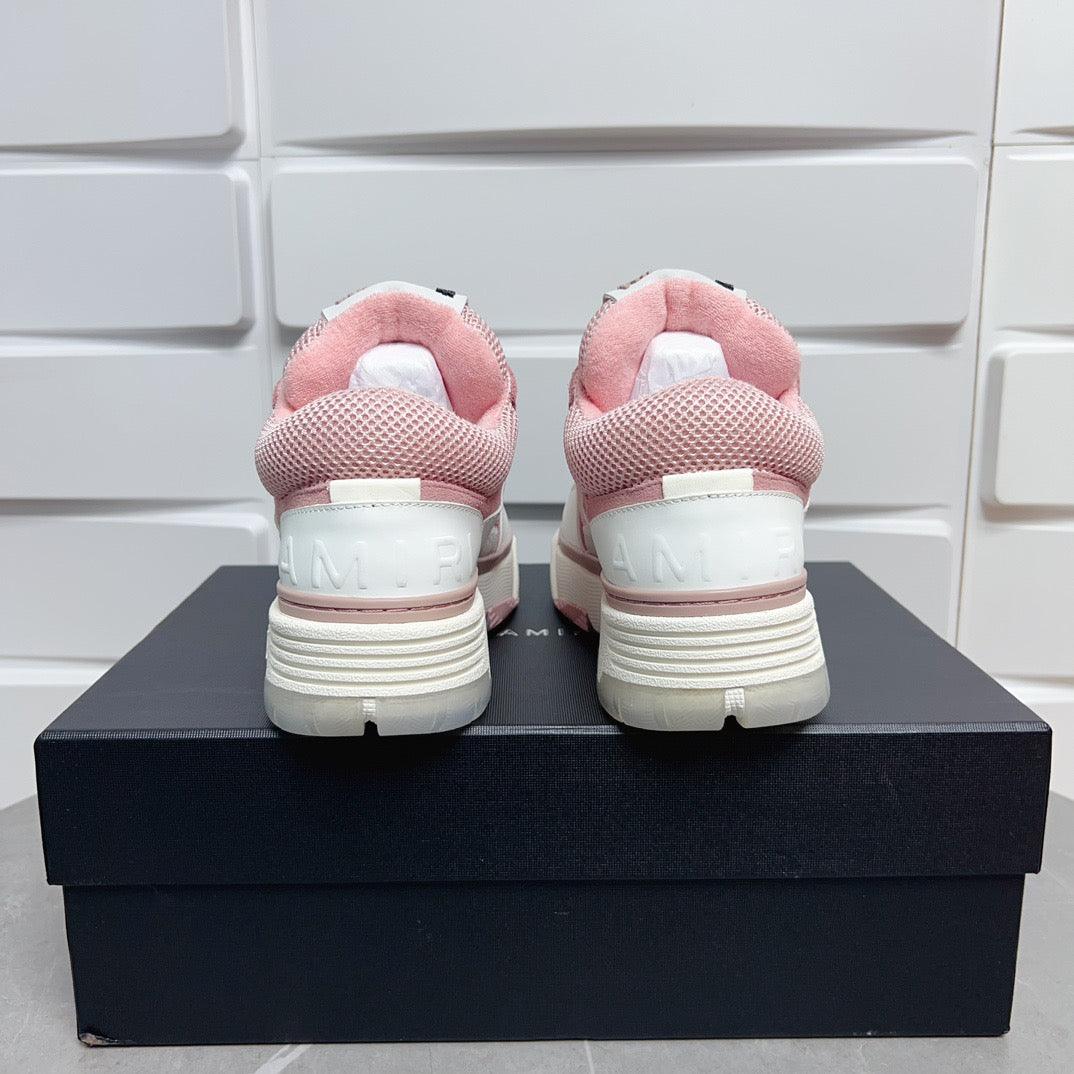 AMR MA-1 White and Pink Sneakers-129