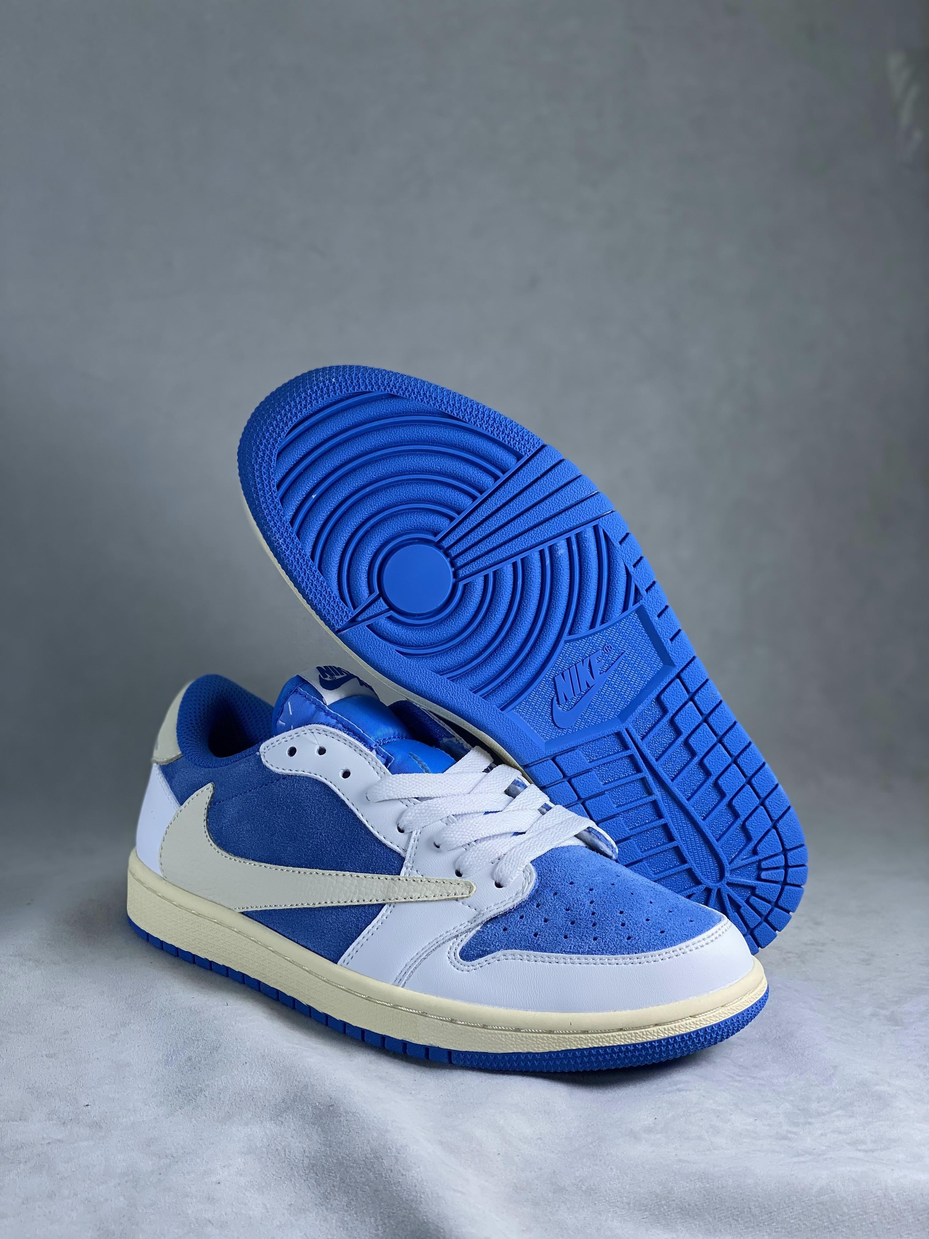 Custom Travis Scott x Fragment x Air Jordan 1 Low TS CQ4277 212 - sneakerhypesusa